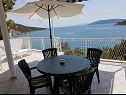 Appartements Natad - sea view : A1(4) Vinisce - Riviera de Trogir  - Appartement - A1(4): terrasse