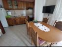 Appartements Srđan - 10 m from the beach : A1(4), A2(2+1), A3(4+1) Vinisce - Riviera de Trogir  - Appartement - A2(2+1): cuisine salle à manger