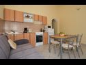 Appartements Paž - 28m from the beach: A1(4+2), A2(2+1), A3(4+1) Vinisce - Riviera de Trogir  - Appartement - A2(2+1): cuisine salle à manger
