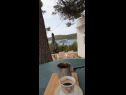 Appartements Natad - sea view : A1(4) Vinisce - Riviera de Trogir  - vue