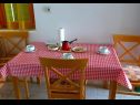 Maisons de vacances Villa Jadran - 10 m from beach: H(6+2) Preko - Île de Ugljan  - Croatie  - H(6+2): salle &agrave; manger