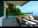 Maisons de vacances Villa Jadran - 10 m from beach: H(6+2) Preko - Île de Ugljan  - Croatie  - H(6+2): terrasse