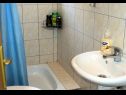 Appartements Niko - 40m from the beach: A1(2+2), A2(3+2), A3(4+2) Donji Karin - Riviera de Zadar  - Appartement - A2(3+2): salle de bain W-C