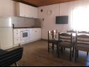 Appartements Petar - 30 m from sandy beach: A1(6+1), A2(4), SA3(2) Nin - Riviera de Zadar  - Appartement - A1(6+1): cuisine salle à manger
