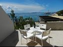 Appartements Andri - 5 m from the beach : A1(4), A2-donji(2+2) Petrcane - Riviera de Zadar  - Appartement - A2-donji(2+2): terrasse