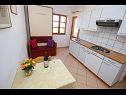 Appartements Armitage - family friendly: A1(4), A2(4+1), A3(2+1), A4(2+1), A5(2+1) Privlaka - Riviera de Zadar  - Appartement - A3(2+1): cuisine salle à manger