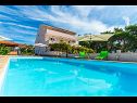 Appartements Mlađo - swimming pool: A1(4+2), A2(4+2), A3(2+2), A4(2+2) Privlaka - Riviera de Zadar  - maison