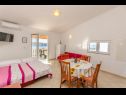Appartements Adriatic - with beautiful garden: A1(2), A2(2), A3(2+2) Rtina - Riviera de Zadar  - Appartement - A3(2+2): salle &agrave; manger