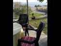 Appartements JoPek - sea view; SA1(2+1) Rtina - Riviera de Zadar  - Studio appartement - SA1(2+1): terrasse