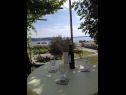 Appartements JoPek - sea view; SA1(2+1) Rtina - Riviera de Zadar  - Studio appartement - SA1(2+1): vue de la terrasse (maison et environs)