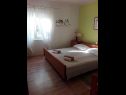 Appartements Markas - pet friendly: A1 Bella vista 1 (4+1), A2 - Bella vista 2 (2+2) Rtina - Riviera de Zadar  - Appartement - A1 Bella vista 1 (4+1): chambre &agrave; coucher