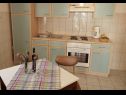 Appartements Ivan Z - 10 m from sea: A3(2), A4(2) Seline - Riviera de Zadar  - Appartement - A3(2): cuisine salle à manger