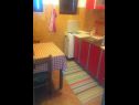 Appartements et chambres Voyasi - 60 m from sea: A1(2), A2(2), A4(2), A6(2), A7(4), R5(2) Starigrad-Paklenica - Riviera de Zadar  - Appartement - A2(2): cuisine salle à manger