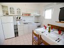 Appartements Vera - 150 m from sea: A1(4), SA2(2), SA3(2) Sukosan - Riviera de Zadar  - Appartement - A1(4): cuisine salle à manger