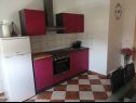 Appartements Sanja - 100 meters to the beach A1(4+1), A2(4+1), A3(4+1), A4(4+1) Vir - Riviera de Zadar  - Appartement - A3(4+1): cuisine salle à manger