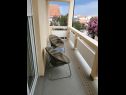 Appartements Sanja - 100 meters to the beach A1(4+1), A2(4+1), A3(4+1), A4(4+1) Vir - Riviera de Zadar  - Appartement - A4(4+1): balcon
