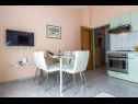 Appartements Suza - relaxing & beautiful: A1(2+2), A2(4+2) Zadar - Riviera de Zadar  - Appartement - A2(4+2): cuisine salle à manger
