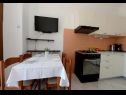 Appartements Ankica - 150 m from beach: A1(2+2), A2(5), A3(4+1), A4(2+2) Zadar - Riviera de Zadar  - Appartement - A2(5): cuisine salle à manger