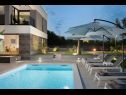 Maisons de vacances Ren-lux with heated pool: H(8+2) Zaton (Zadar) - Riviera de Zadar  - Croatie  - piscine