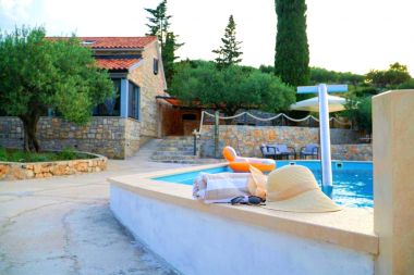 Maisons de vacances Nave - private pool: H(4+1) Postira - Île de Brac  - Croatie 