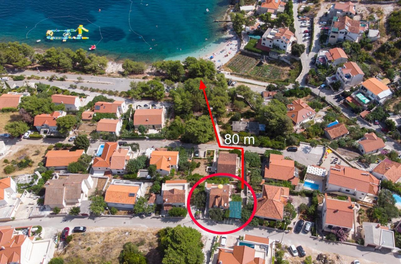 Appartements Damir - 80 m from beach: A1(4), A2(2+2) Postira - Île de Brac 