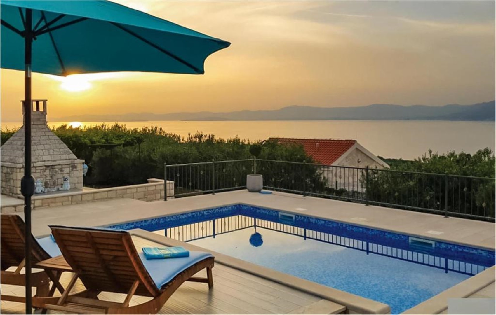 Maisons de vacances Ita - with pool and view: H(4+1) Postira - Île de Brac  - Croatie 
