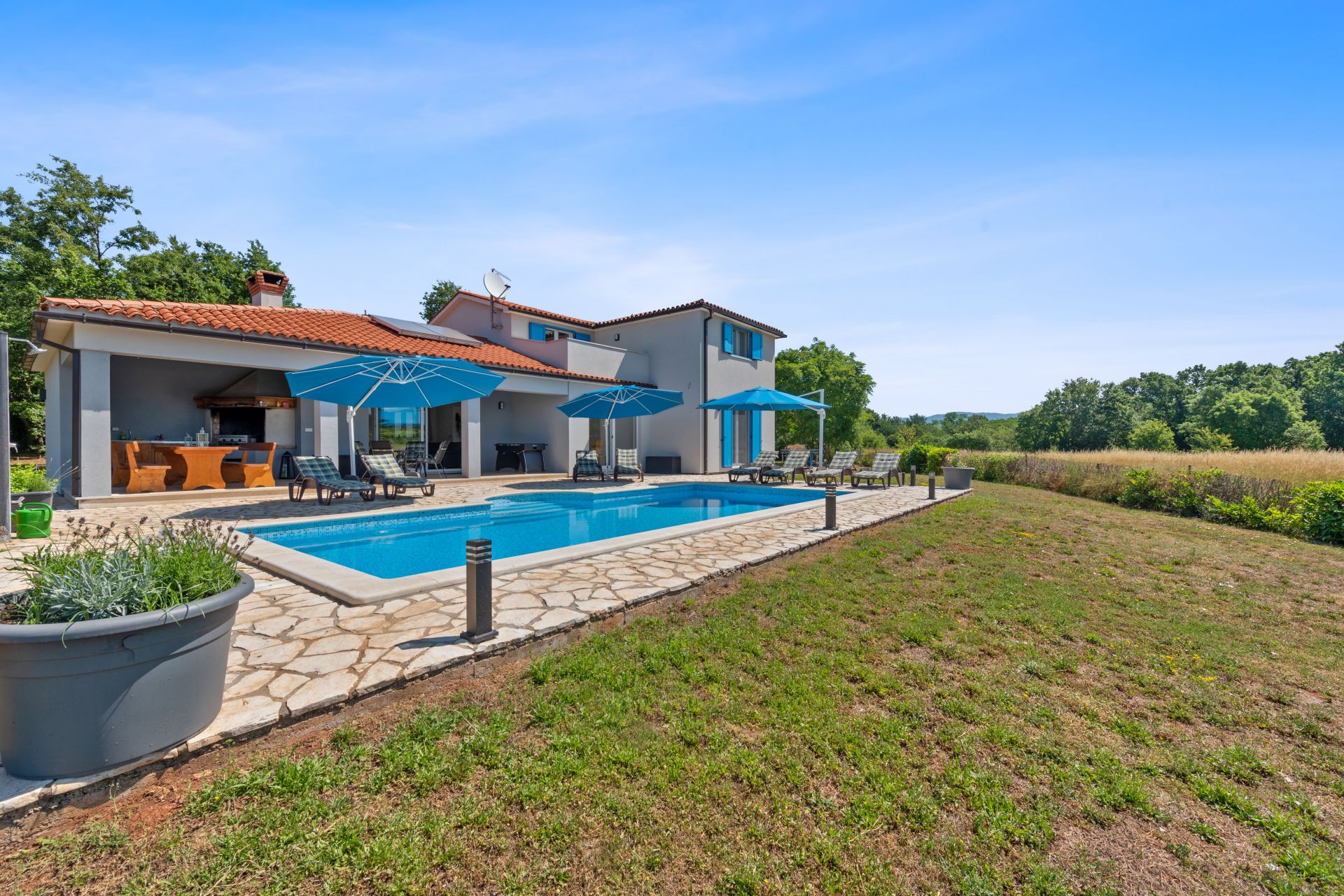 Maisons de vacances LariF - luxury in nature: H(10+2) Nedescina - Istrie  - Croatie 