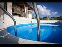 Maisons de vacances Baras garden - house with pool : H (4+2) Mirca - Île de Brac  - Croatie  - piscine