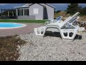 Maisons de vacances Nane Garden - house with pool : H(4+1) Mirca - Île de Brac  - Croatie  - H(4+1): cour (maison et environs)