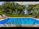 Maisons de vacances Sanda - with pool : H(14) Mirca - Île de Brac  - Croatie  - H(14): piscine