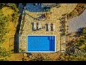 Maisons de vacances Mindful escape - luxury resort: H(4+1) Mirca - Île de Brac  - Croatie  - piscine