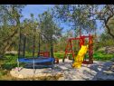 Maisons de vacances Mindful escape - luxury resort: H(4+1) Mirca - Île de Brac  - Croatie  - aire de jeux enfants