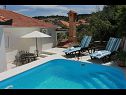 Maisons de vacances Andre - swimming pool H(6+2) Nerezisca - Île de Brac  - Croatie  - maison