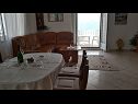 Appartements Juri - sea view: A1(4+1) Postira - Île de Brac  - Appartement - A1(4+1): séjour
