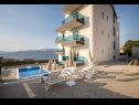 Appartements Dragan - with pool and seaview: A2(4), A3(5) Postira - Île de Brac  - maison
