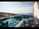 Appartements Dragan - with pool and seaview: A2(4), A3(5) Postira - Île de Brac  - Appartement - A2(4): terrasse