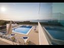 Appartements Ivan - with heated pool and seaview: A1(4), B1(4) Postira - Île de Brac  - Appartement - B1(4): vue