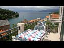 Appartements Marin - amazing sea view: A1(4+1), A2(4+1), A3(4+1) Splitska - Île de Brac  - Appartement - A1(4+1): terrasse