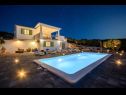 Maisons de vacances Margita - luxury with private pool: H(6) Splitska - Île de Brac  - Croatie  - piscine