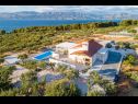 Maisons de vacances Margita - luxury with private pool: H(6) Splitska - Île de Brac  - Croatie  - maison