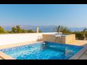 Maisons de vacances Kristiana - open swimming pool: H(7) Supetar - Île de Brac  - Croatie  - piscine