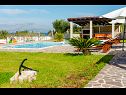 Maisons de vacances Ivan - open pool: H(6+4) Supetar - Île de Brac  - Croatie  - jardin