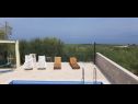 Maisons de vacances Mario - with pool & sea view: H(4+2) Supetar - Île de Brac  - Croatie  - piscine