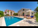 Maisons de vacances Maria - private pool & parking: H(4+1) Supetar - Île de Brac  - Croatie  - H(4+1): piscine