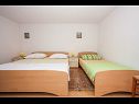 Appartements Žana - close to beach: A1(5+1) Veliki, A2(3) Mali Arbanija - Île de Ciovo  - Appartement - A2(3) Mali: chambre &agrave; coucher