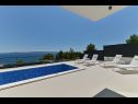 Maisons de vacances Maca - pool an view: H(8) Okrug Gornji - Île de Ciovo  - Croatie  - piscine