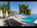 Maisons de vacances Sea front - with pool: H(15+2) Okrug Gornji - Île de Ciovo  - Croatie  - piscine