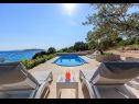 Maisons de vacances ReCa H(7+1) Okrug Gornji - Île de Ciovo  - Croatie  - H(7+1): piscine