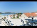 Appartements Bozo - amazing terrace and sea view: A1(4) Okrug Gornji - Île de Ciovo  - terrasse (maison et environs)