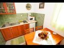 Appartements Miro - 300 m from sea: A1 Plavi(2+2), A2 Crveni(2+2), A3 Zeleni(2+2) Jadranovo - Riviera de Crikvenica  - Appartement - A3 Zeleni(2+2): cuisine salle à manger